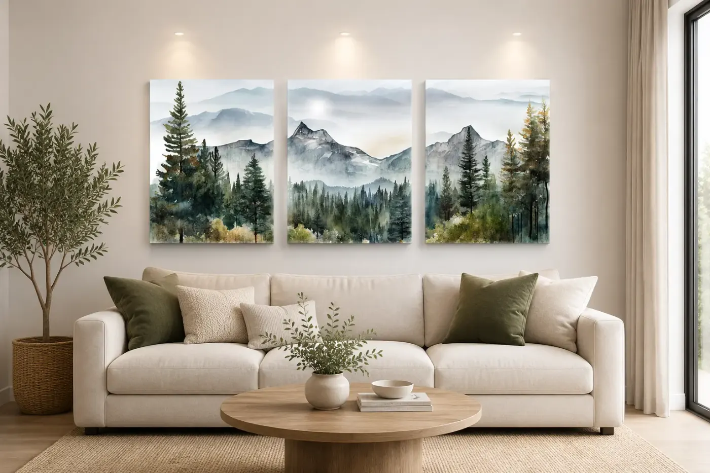 MHARTK66 Modern Canvas Wall Art Set
