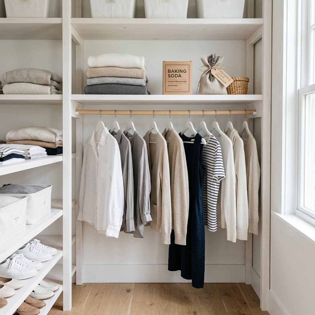 10-Minute Humidity Closet Reset (Stop Musty Mold) — Home Organization. Musty closet in summer humidity? This 10-minute humidity closet reset uses vinegar, bakin