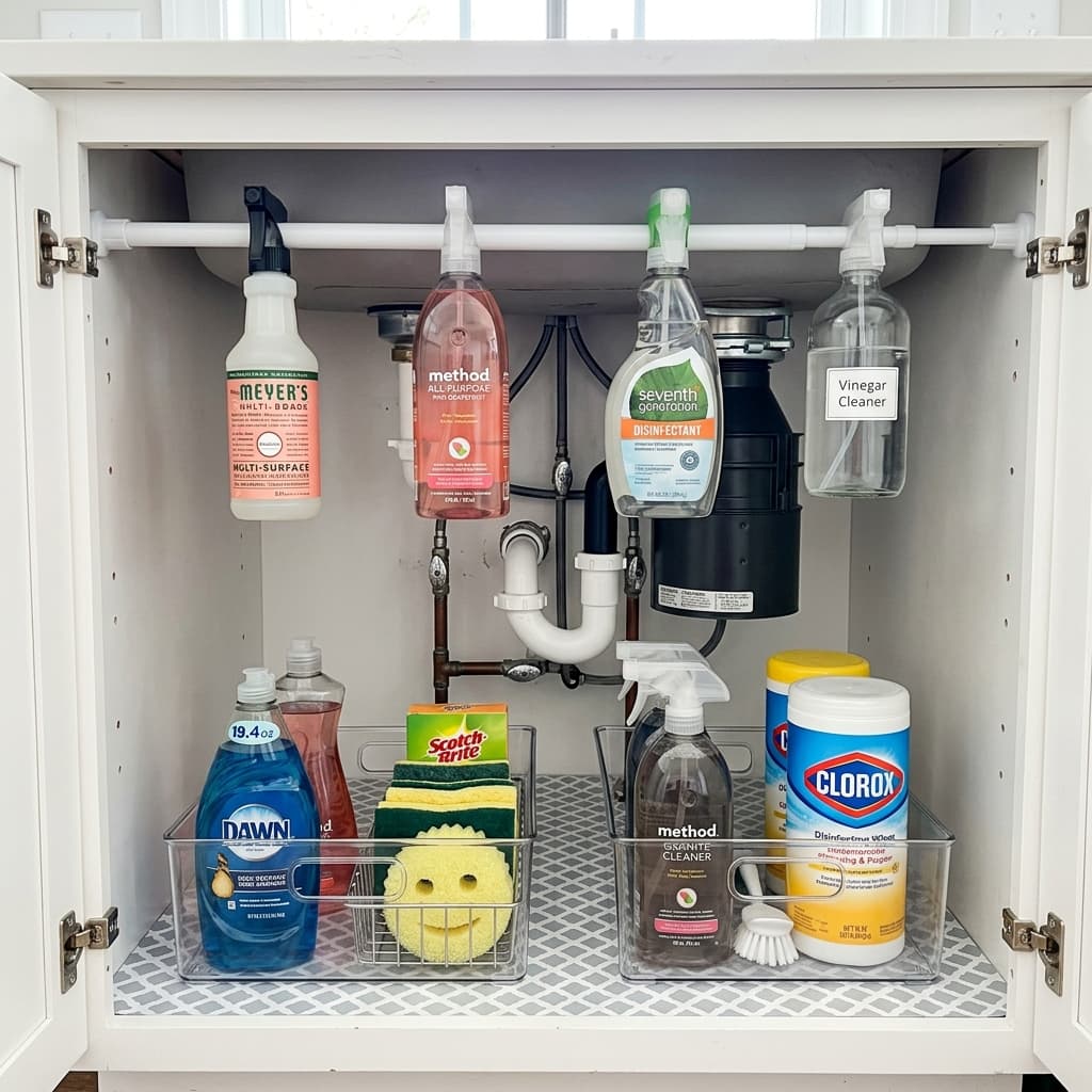 Under-Sink Kitchen Organization Under $20 — Kitchen & Dining ideas and product guide