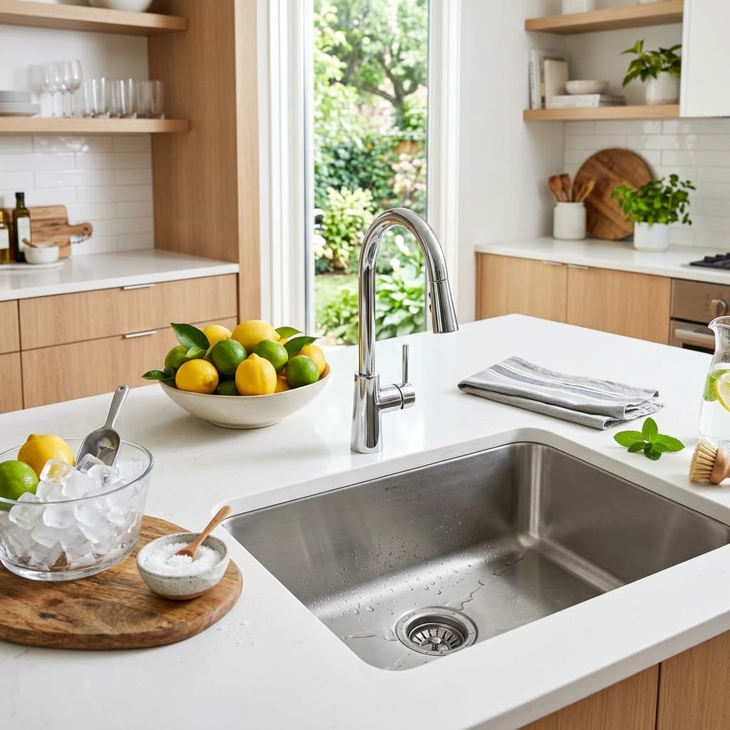 Garbage Disposal Refresh with Ice, Salt & Citrus — Kitchen & Dining ideas and product guide