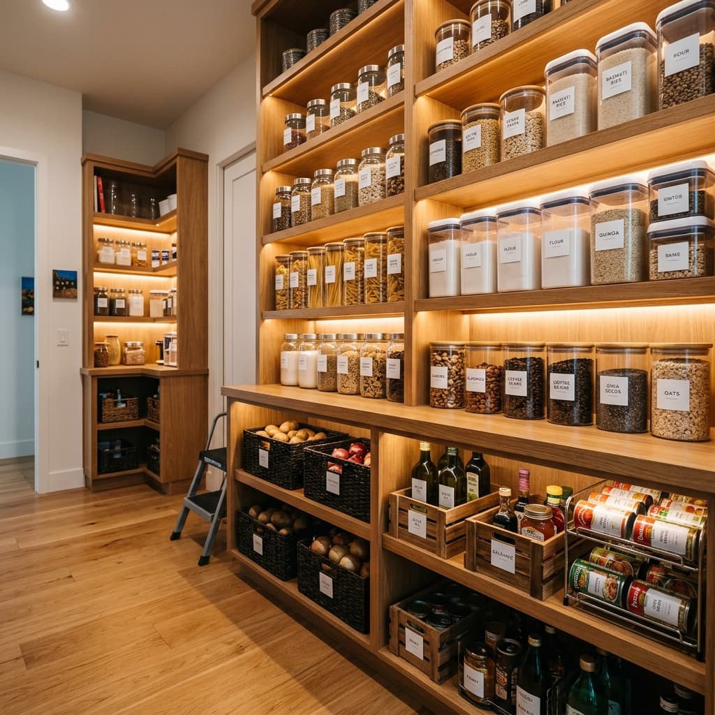 Cover image for Pantry Organization Ideas: Turn a Cluttered Pantry Into an Organized, Functional Space