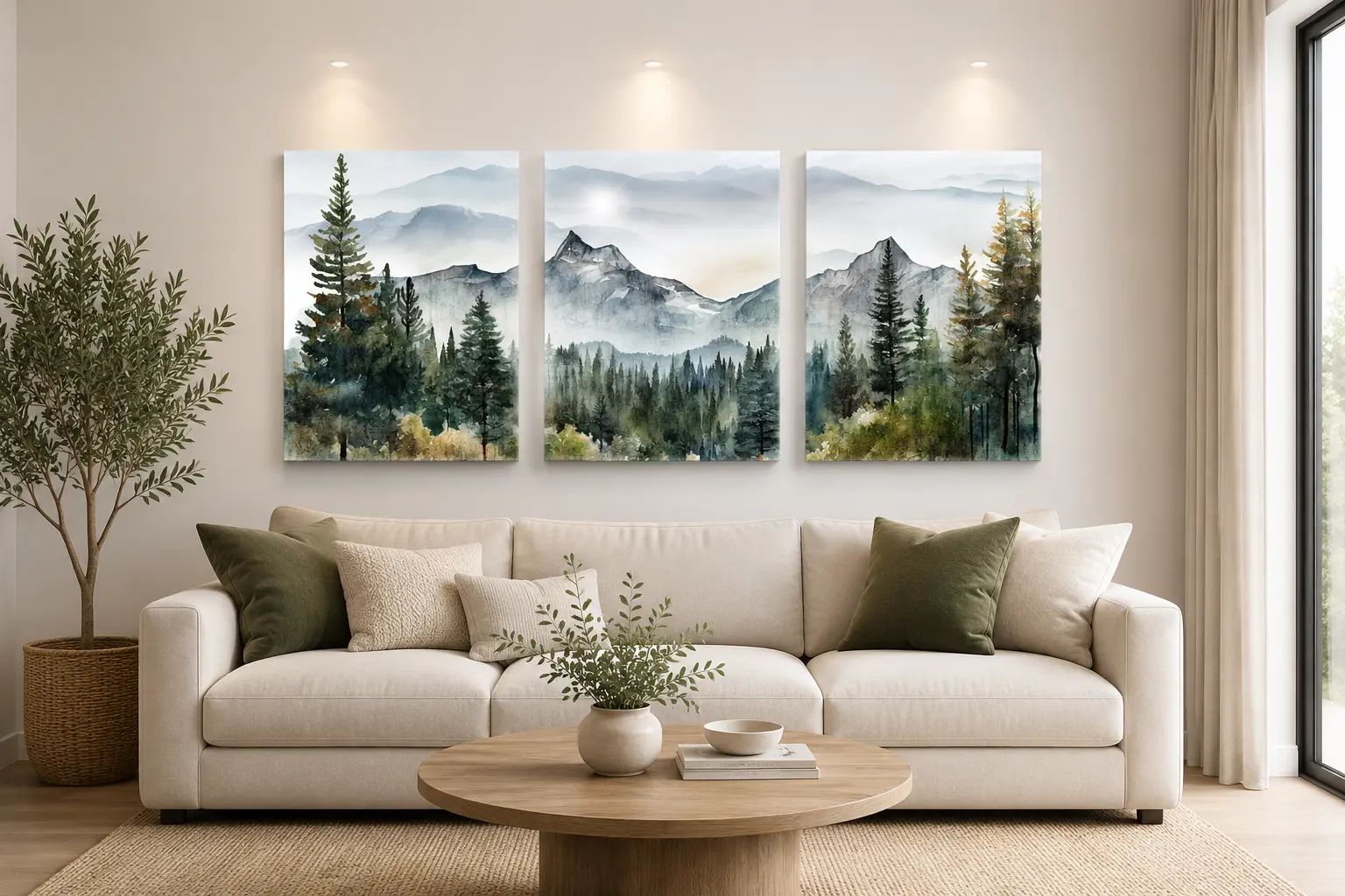 MHARTK66 Modern Canvas Wall Art Set