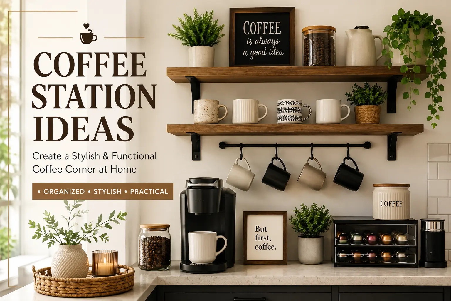 Cover image for Coffee Station Ideas That Make Every Morning Feel Like Your Favorite Café